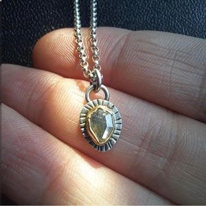 Salt & Pepper Diamond Necklace